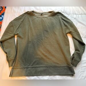 Buffalo David Bitton Olive Green Sweatshirt Cotton